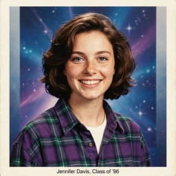 90s Yearbook AI image filter