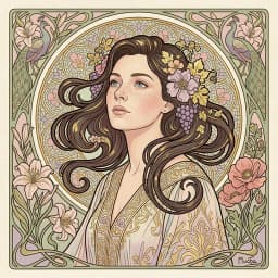 Art Nouveau AI image filter