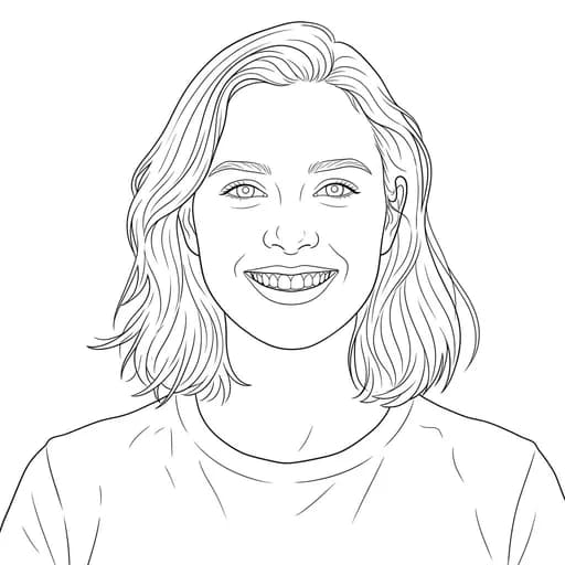 Photo after Coloring Page AI filter