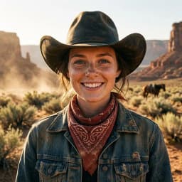 Cowboy AI image filter