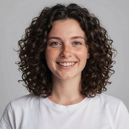 Photo after Curly Hair AI filter