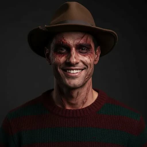 Photo after Freddy Krueger AI Filter