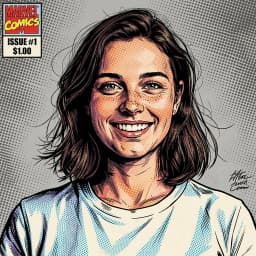 Marvel Comics AI image filter