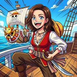 One Piece AI image filter