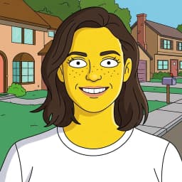 Simpsons AI image filter