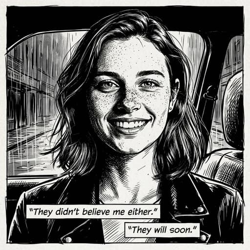 Photo after Sin City AI filter