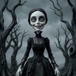 Tim Burton AI image filter