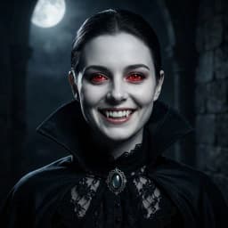 Vampire AI image filter