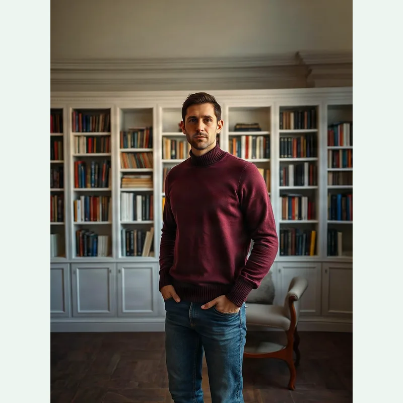 The same photo expanded on all sides, with the AI generating more background so the subject has room to breathe