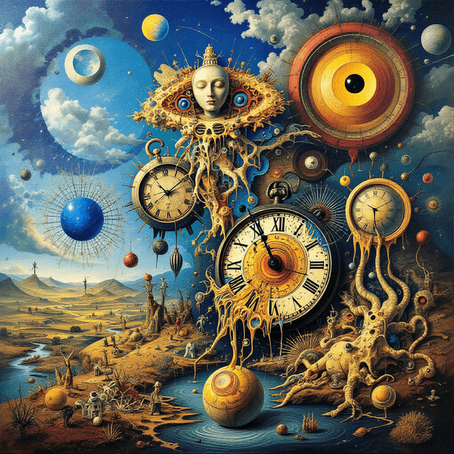 Dreamscapes of Time: A Surrealist Tribute to Dalí