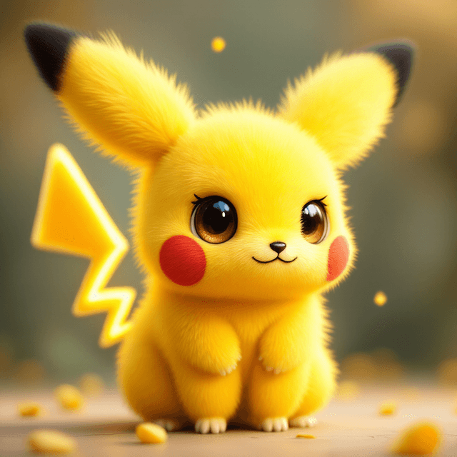 Sparkachu: The Adorable Electric Companion