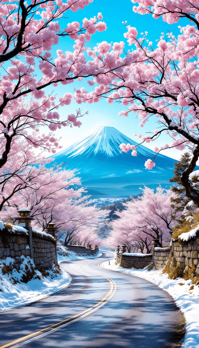 Serene Harmony: A Scenic Journey to Mount Fuji