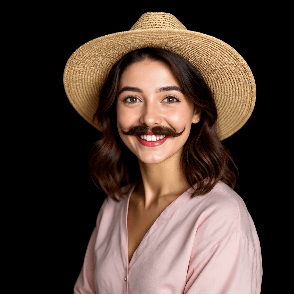 Image Prompt: Draw Dali-style mustaches.