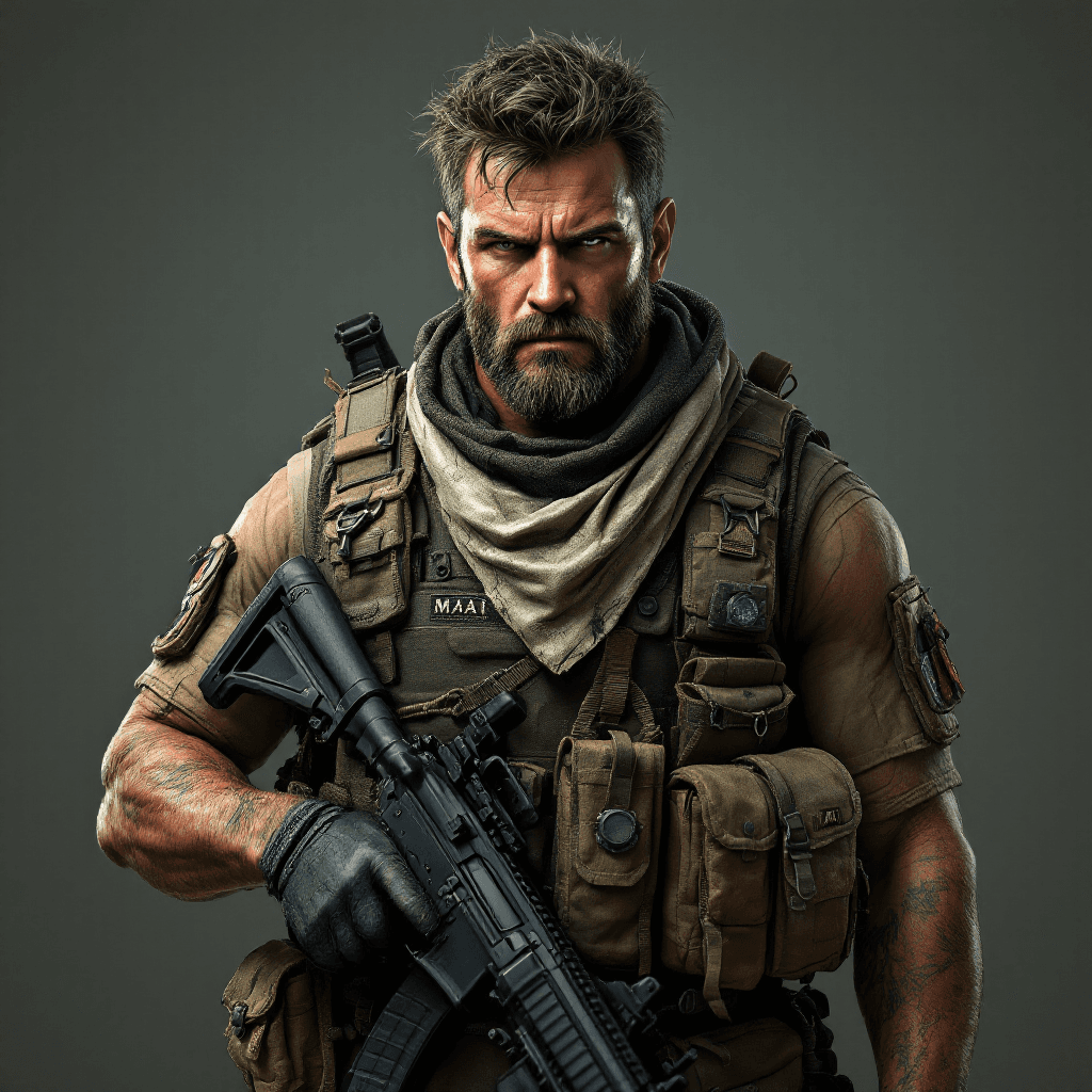 AI Tactical Soldier Character Design Inspired by Call of Duty Image