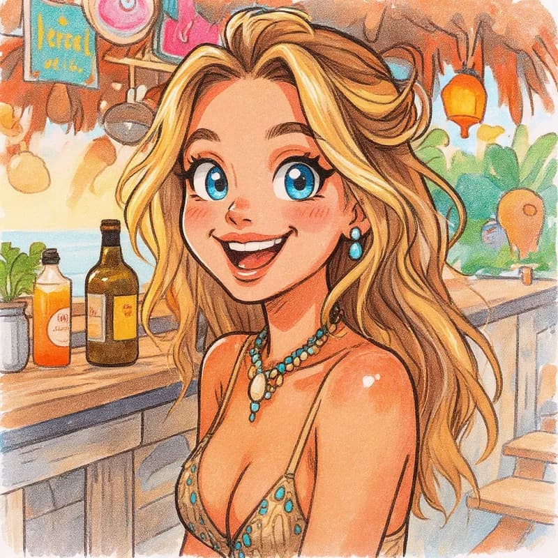 Funny Portrait generated with Caricature AI Filter – Jul 8, 2025