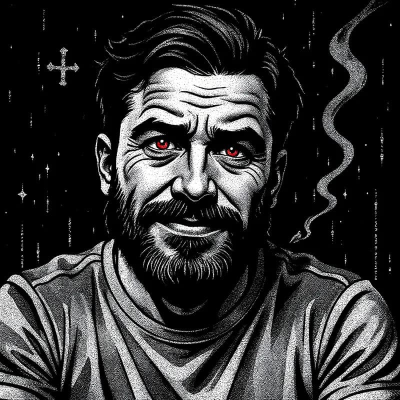 Noir Comic generated with Sin City AI Filter – Jun 19, 2025