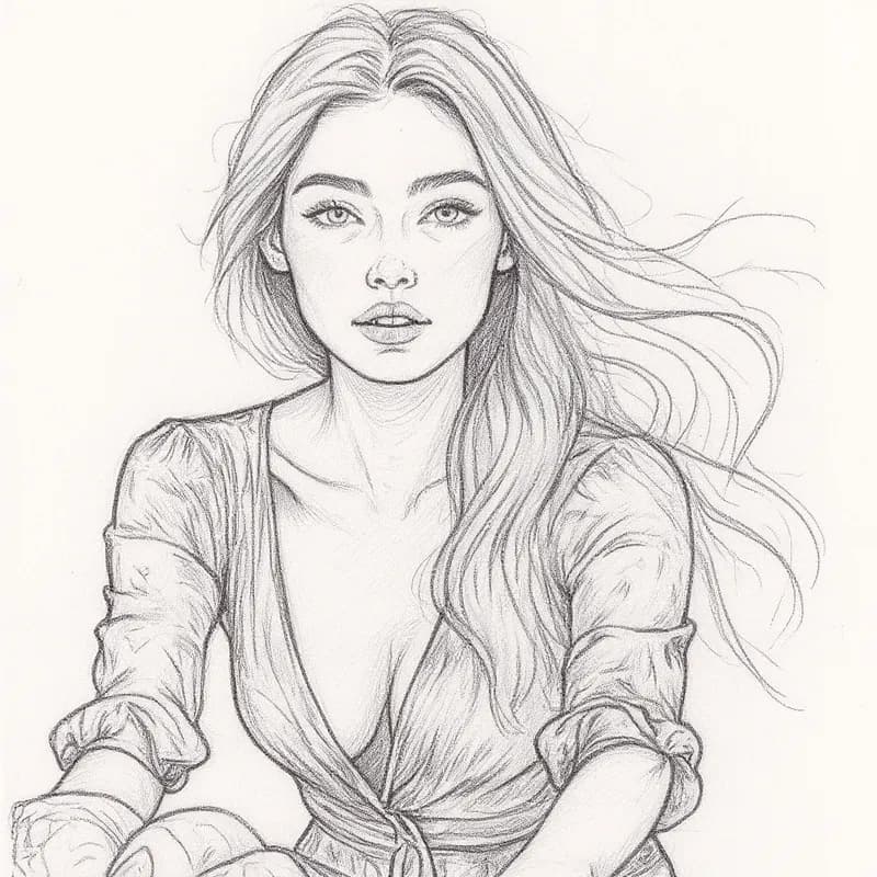 Pencil Drawing generated with Sketch AI Filter – Jul 16, 2025