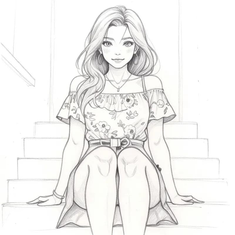 Pencil Drawing generated with Sketch AI Filter – Jul 18, 2025