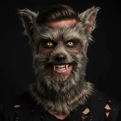 Photo after Werewolf AI Filter