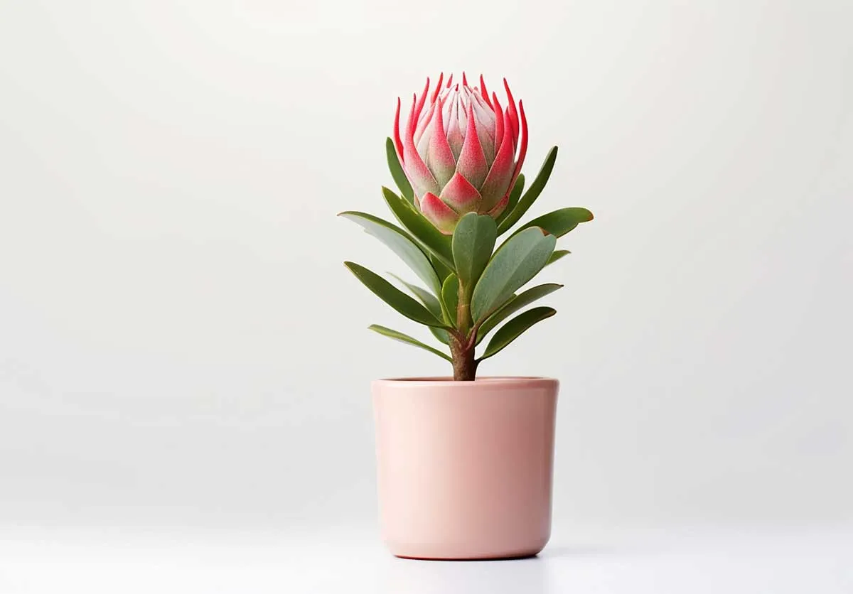 Example image for background removal with flower in pot