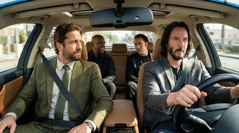AI edited photo: Everyone is in the same car