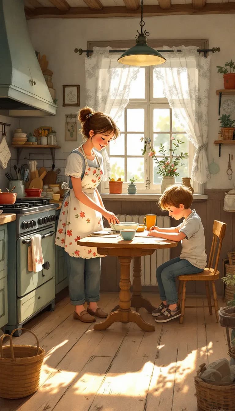Cozy Moments: A French Childhood in the Kitchen