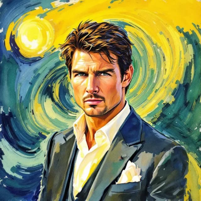 Tom Cruise in Van Gogh's Palette