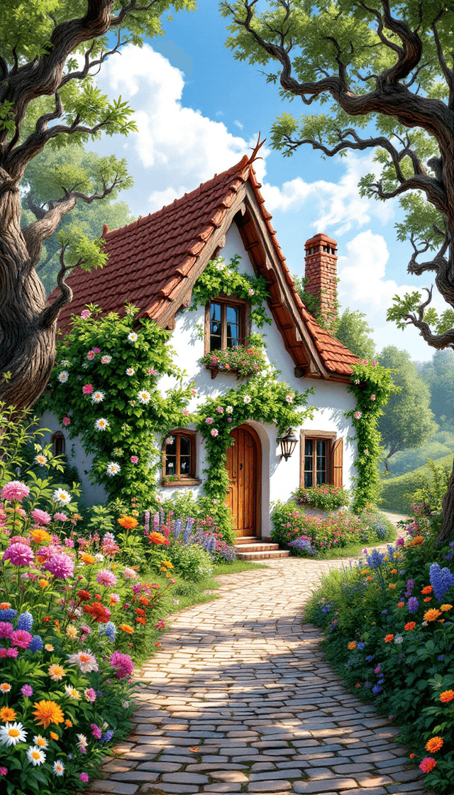 Whimsical Countryside Cottage: A Hidden Gem in Nature