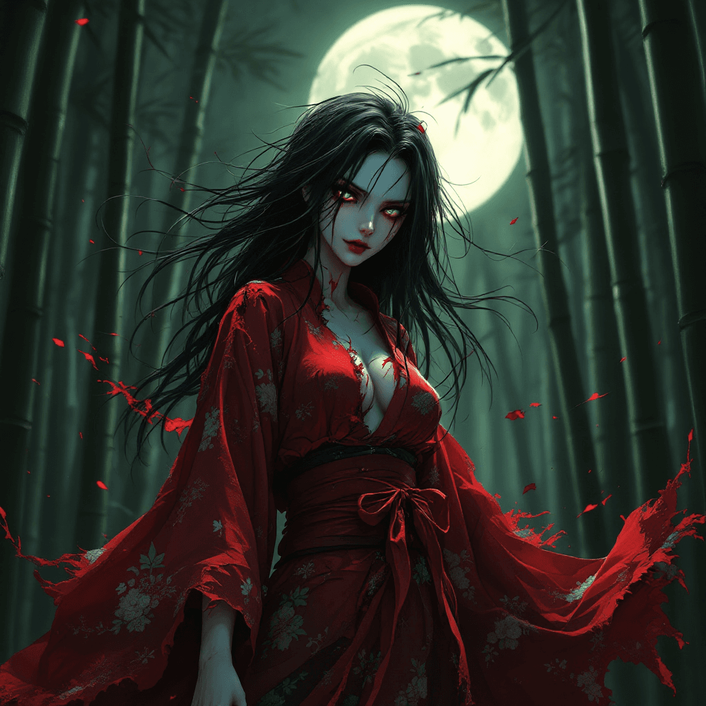 Dark Anime Character image generated with Dark Anime Character AI Image Gener…