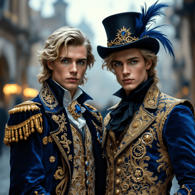 Aristocratic Elegance: A Regal Fantasy Portrait