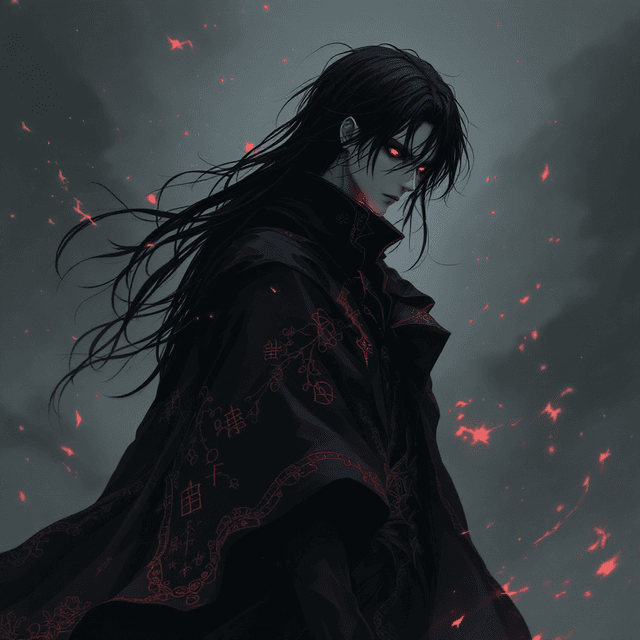 Enigmatic Sorcerer: The Hollow-Eyed Mage