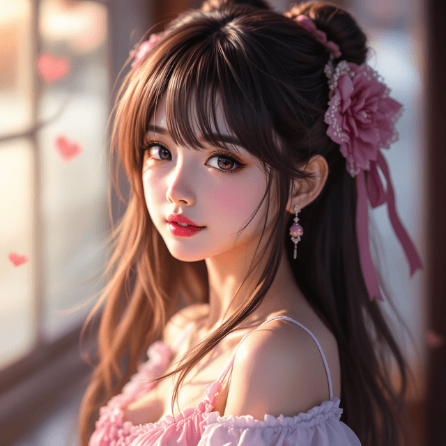 Enchanting Anime Girl Illustration