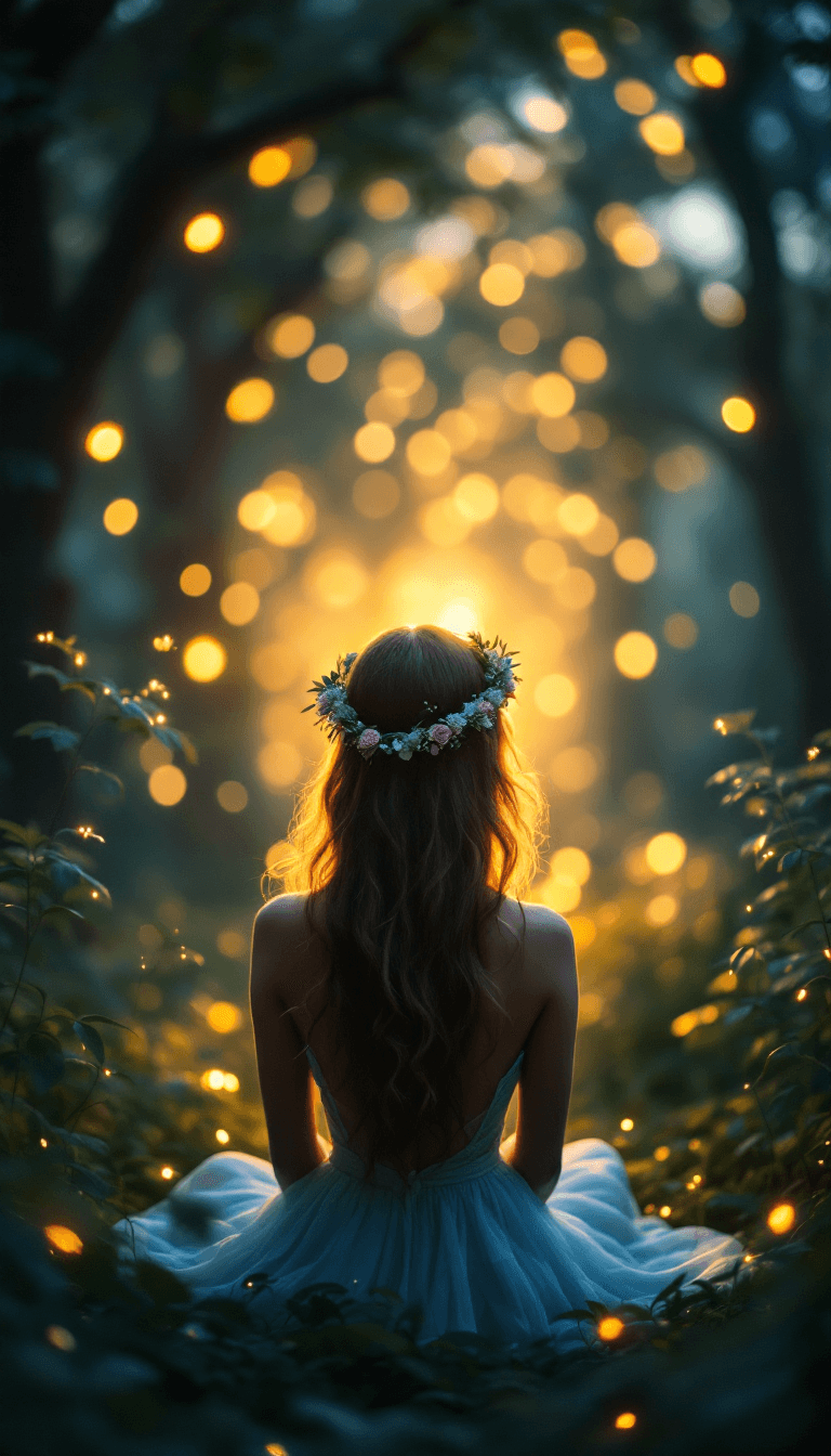 Enchanted Twilight: A Serene Forest Dreamscape