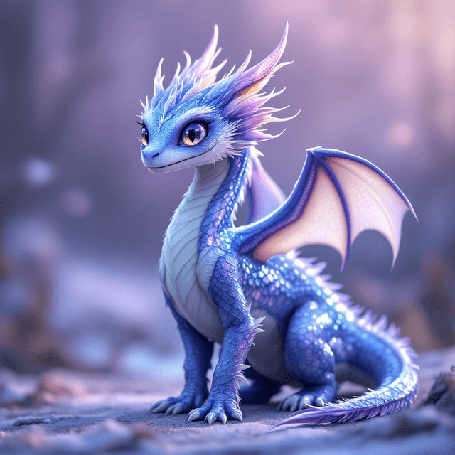 Elemental Bipedal Dragon: A Fusion of Power and Grace