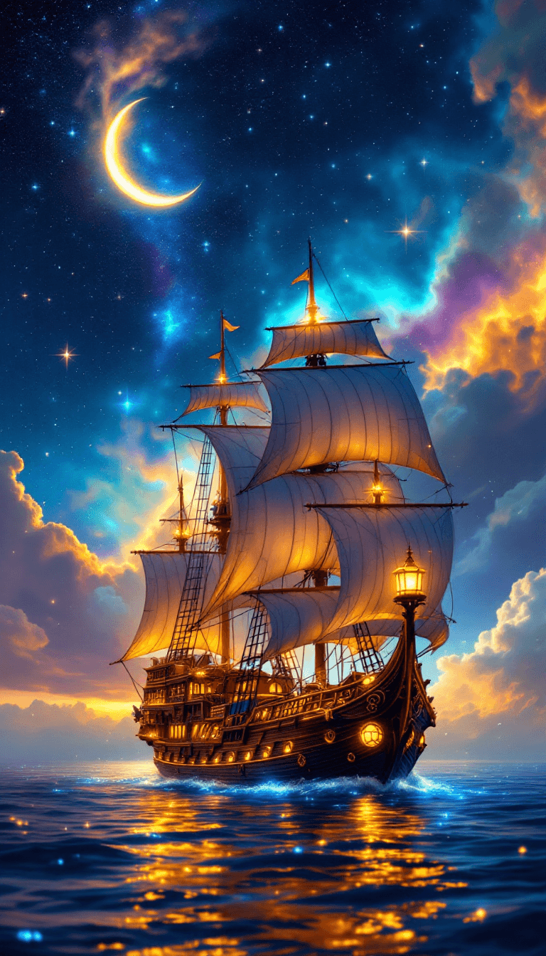 Enchanted Voyage: A Cosmic Odyssey