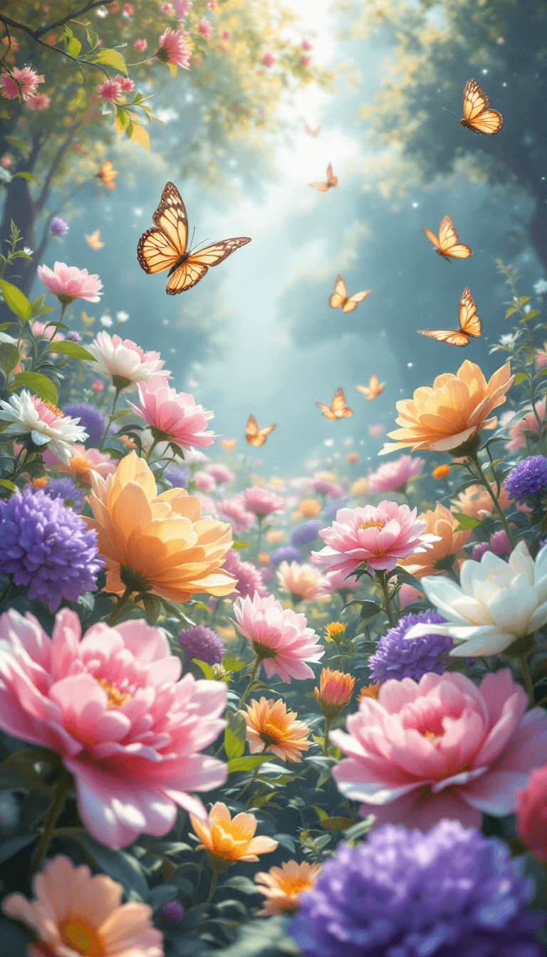 Enchanted Dreamscape: A Garden of Giants