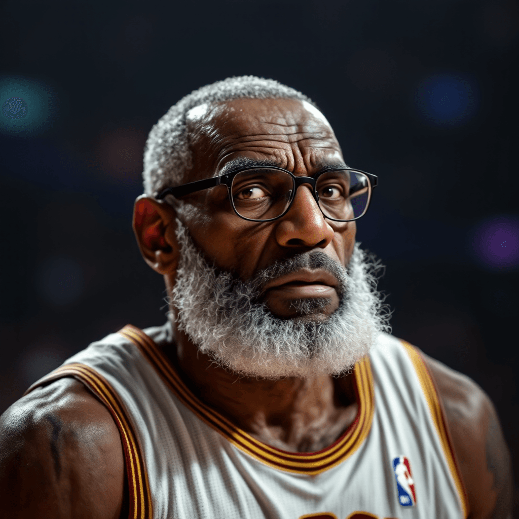 The Legend Continues: An Elderly LeBron James at the NBA All-Star Game