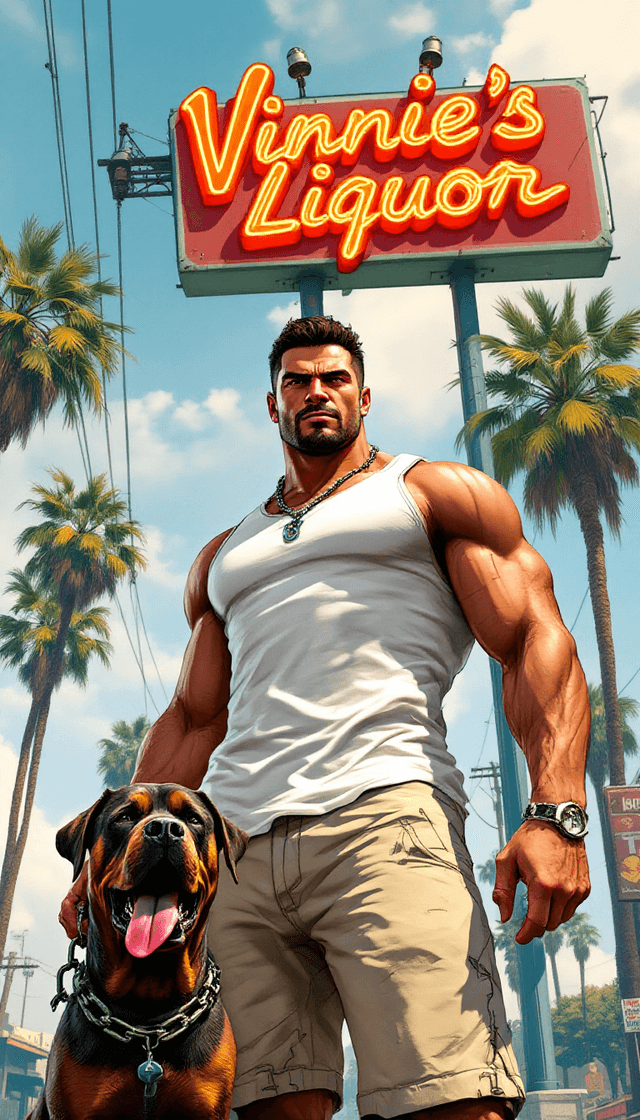 Urban Strength: A Man and His Rottweiler