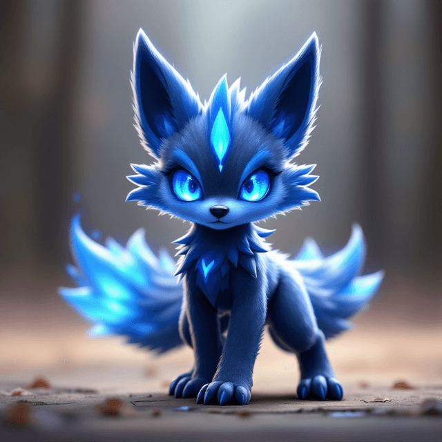 AuraWolf: The Lucario-Inspired Fakemon