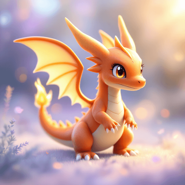 BlazeDrake: The Fierce Flame-Scaled Fakemon