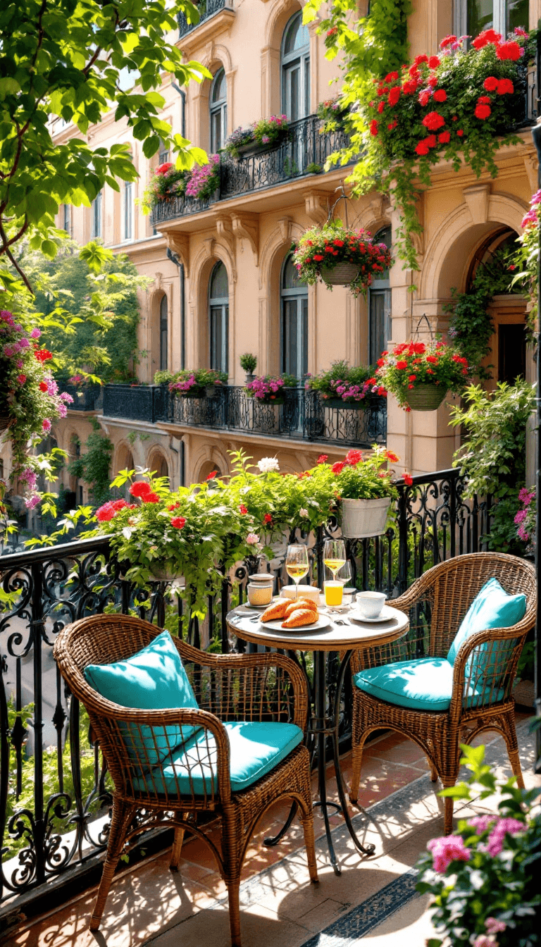 Serene European Balcony Retreat