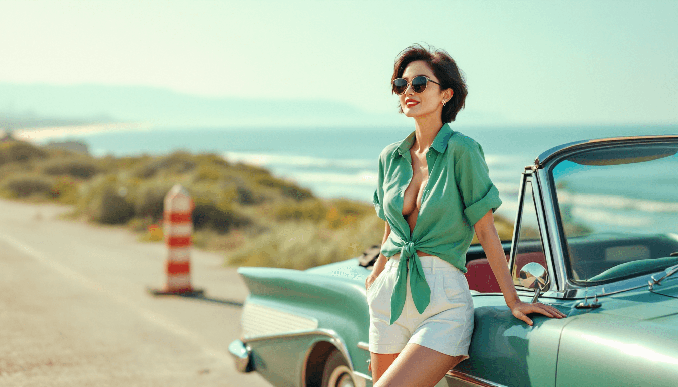 Coastal Glamour: A 1960s Dream