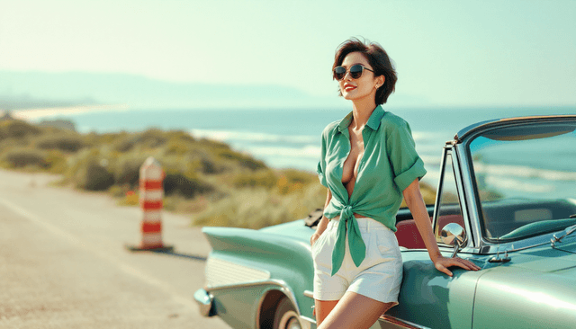 Coastal Glamour: A 1960s Dream