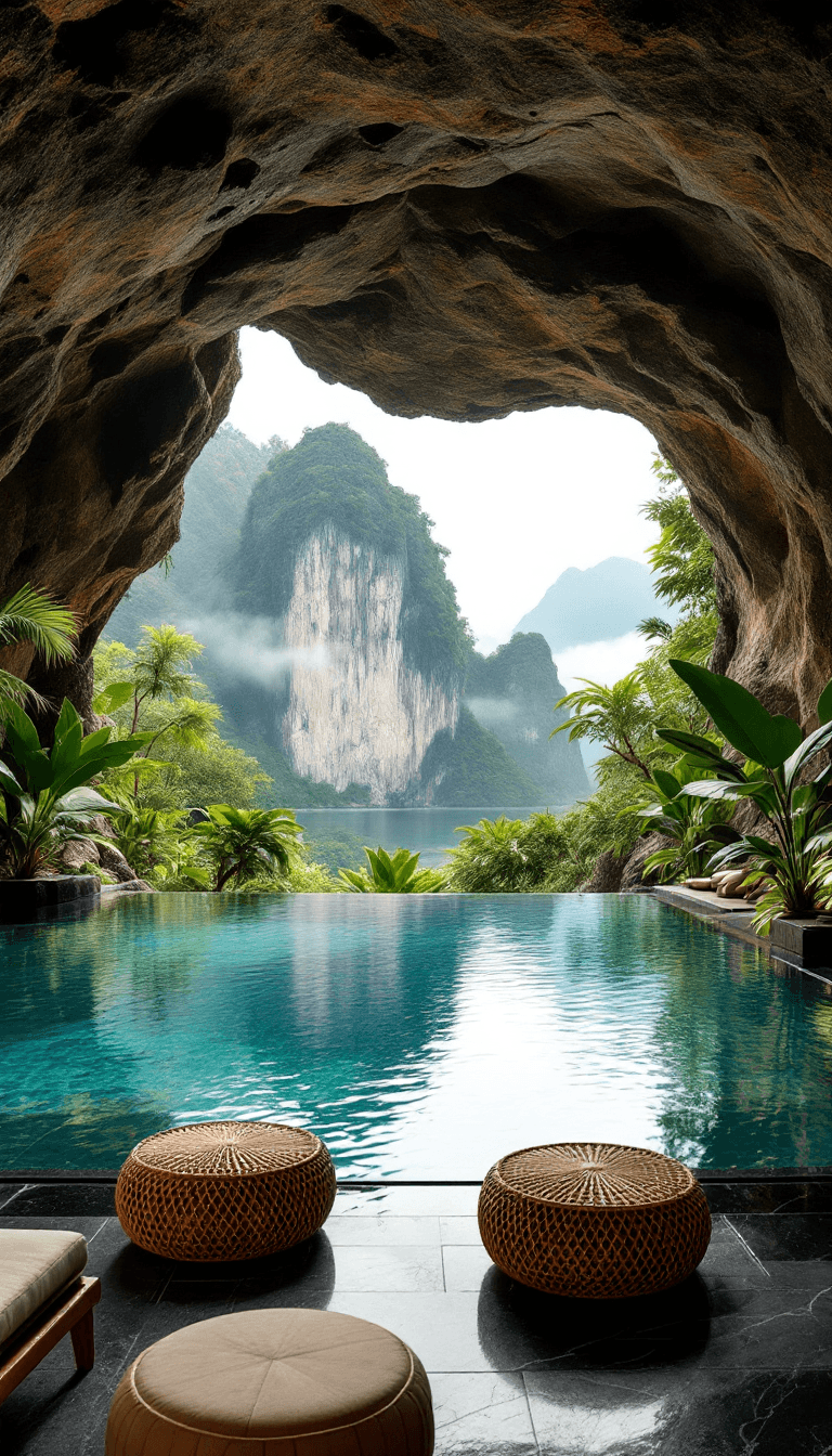 Serenity Awaits: A Luxurious Tropical Retreat with Infinity Pool