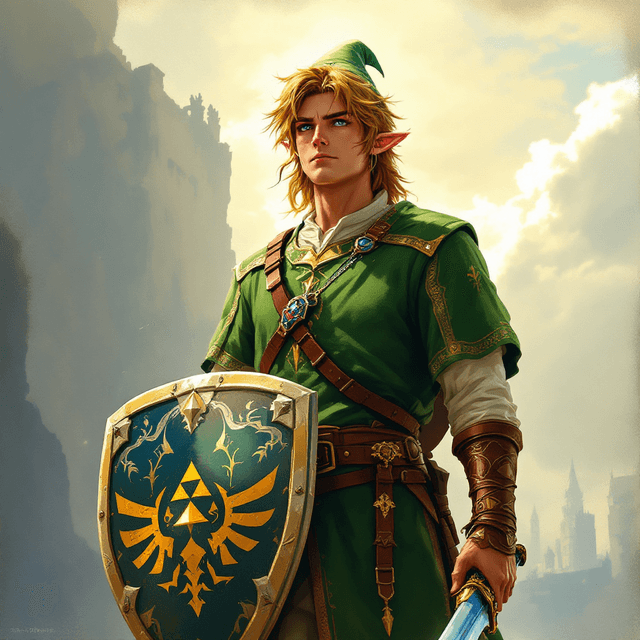 The Courageous Hero: A Legend of Zelda-Inspired Warrior