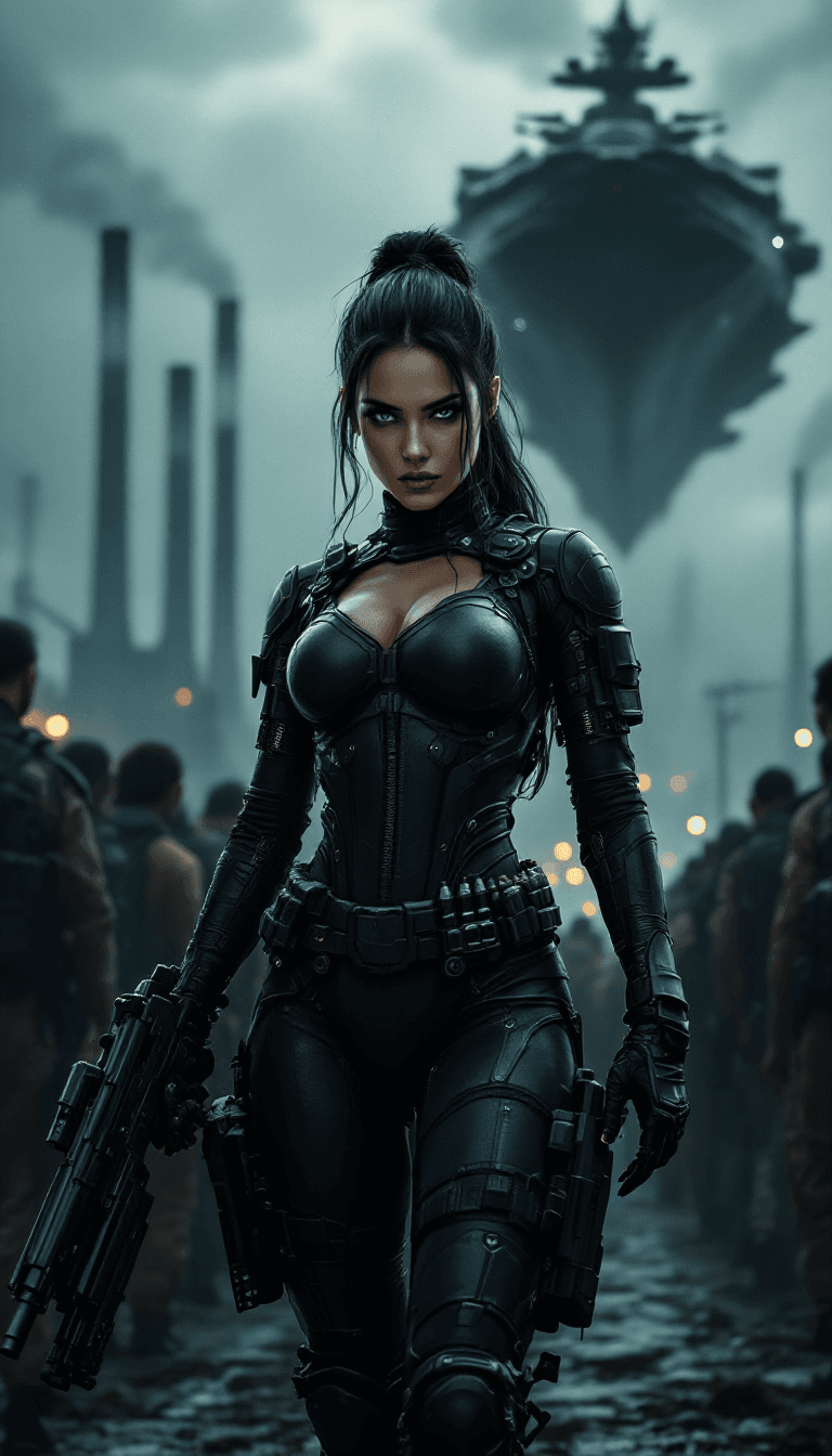 Enforcer of Shadows: A Cyberpunk Dystopia