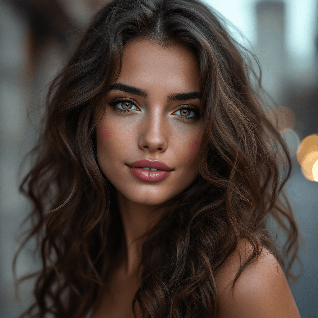 Urban Elegance: A Realistic Portrait of Confidence