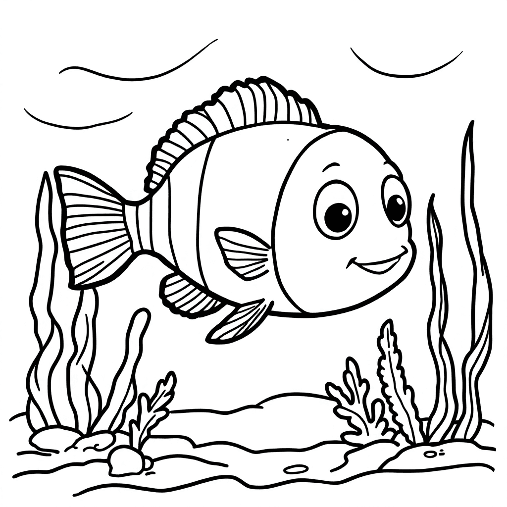 Underwater Adventure: Color Your Own Nemo-Inspired Fish