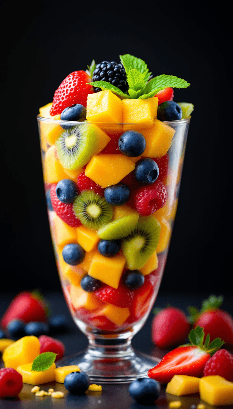 Colorful Fruit Salad Delight