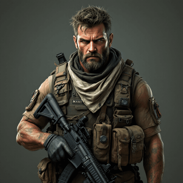Tactical Soldier Character Design Inspired by Call of Duty